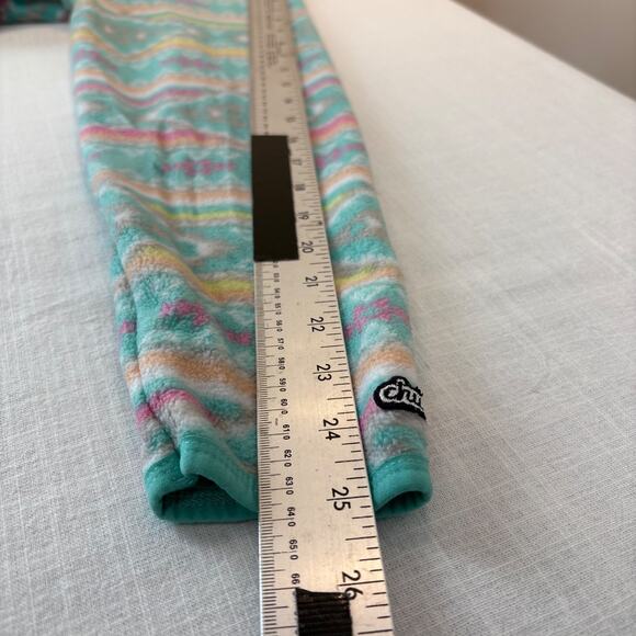 Chubbies Aztec Tribal Print The Flame Commander Unisex 1/4 Zip Fleece Pullover L - Picture 8 of 13